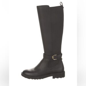Salvatore Ferragamo Leather Riding Boots